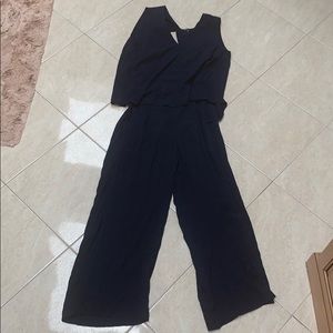 Madewell navy blue jumpsuit